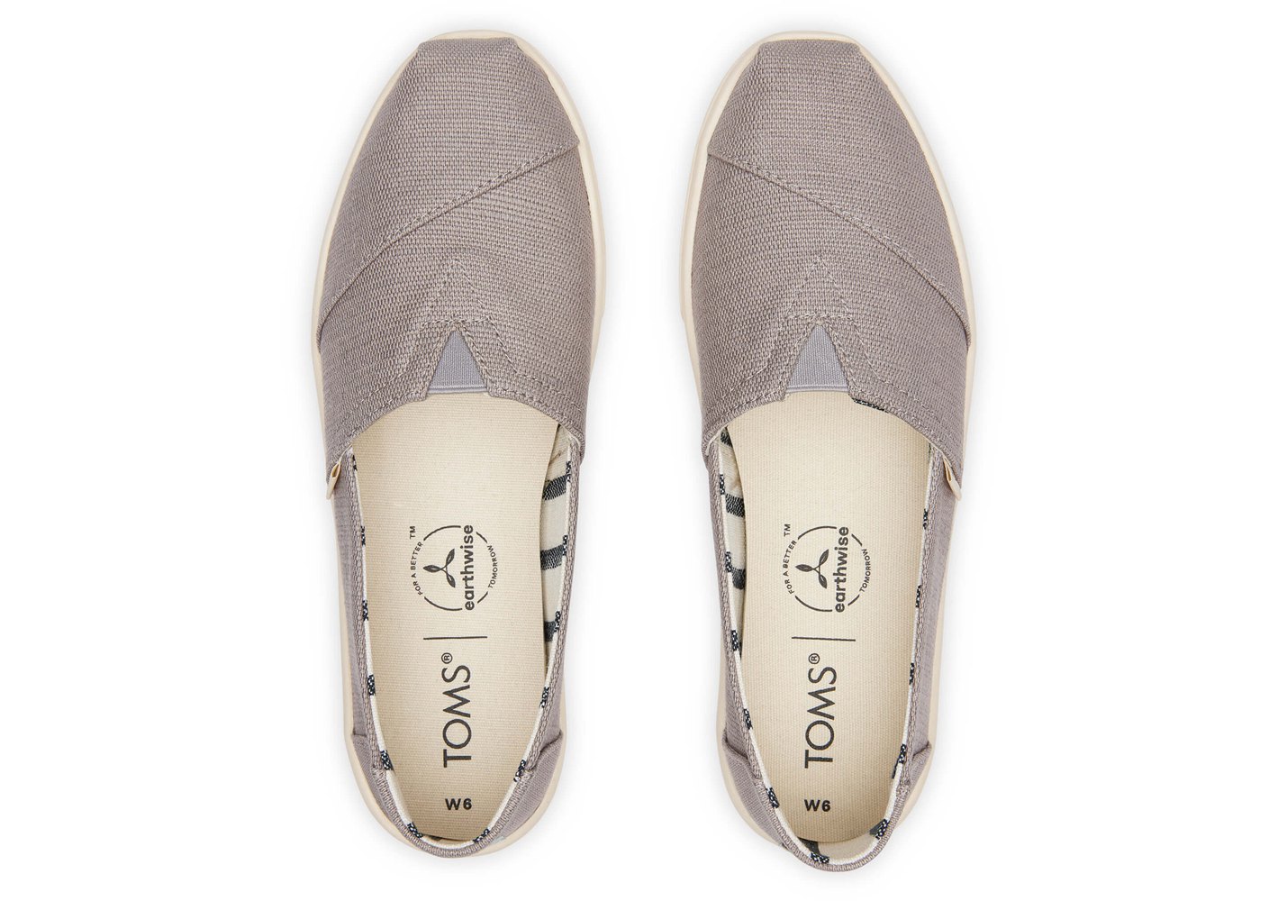 Toms Espadryle Damskie Szare - Alpargata Cupsole Slip On - 80NRKUFWD